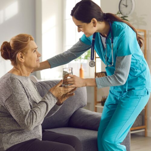 provider caring for patient