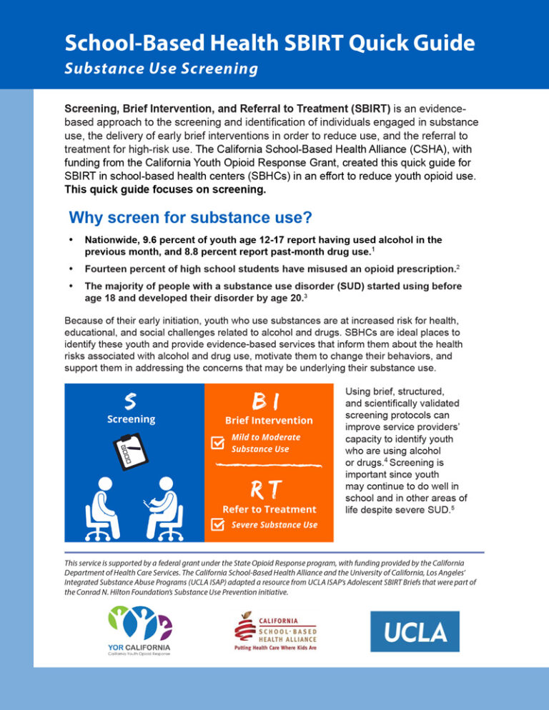 CSHA-Screening-SBIRT-Quick-Guide School-Based