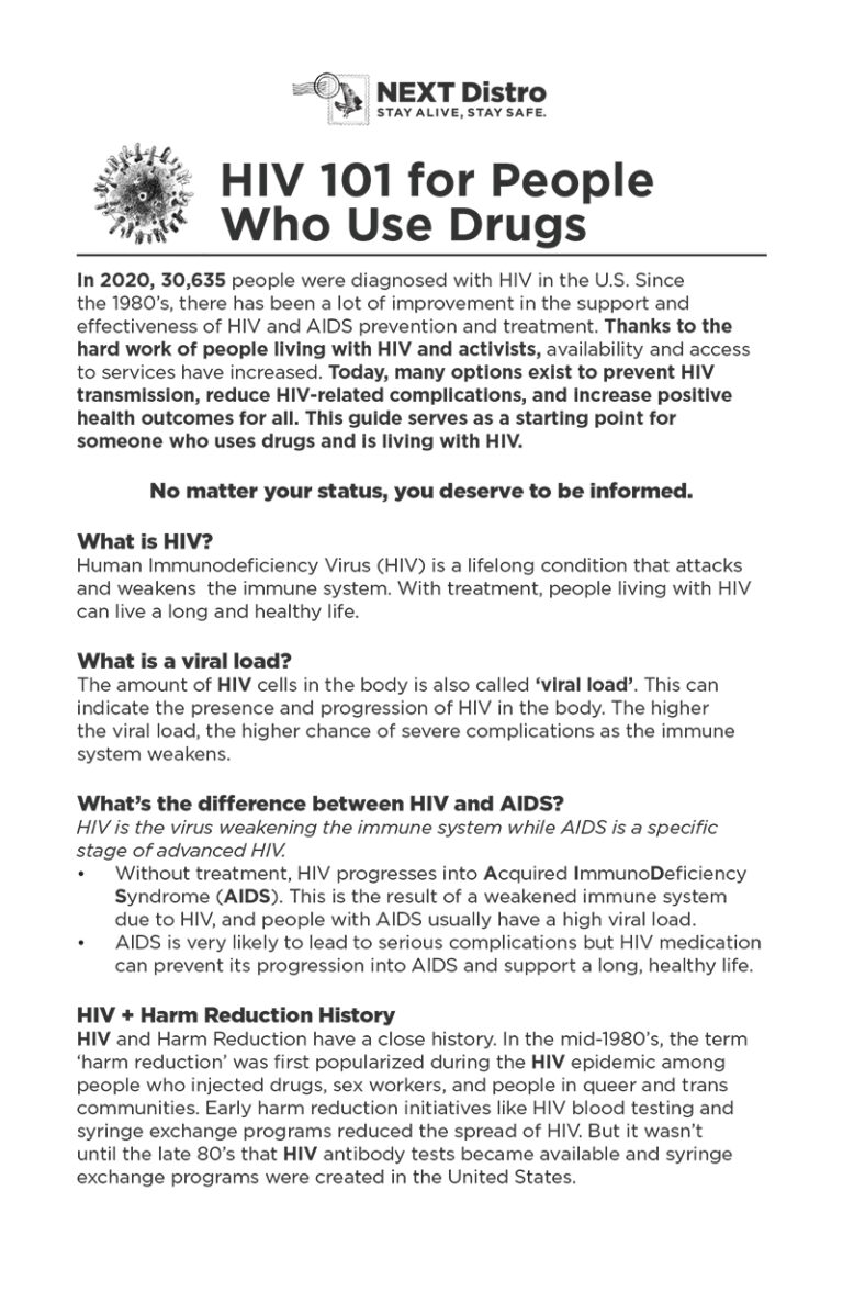 HIV 101 for People Who Use Drugs April 2023-1