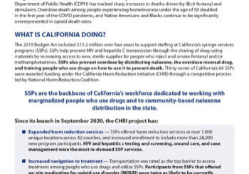 Fact Sheet: The California Harm Reduction Initiative (CHRI)