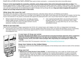 Drug User Unions by NEXT Distro-1