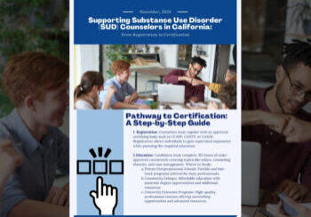 cover of supporting SUD counselors